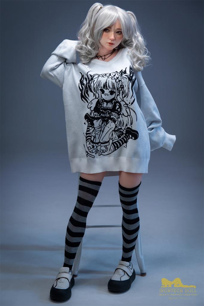 Реалистичная силиконовая / ТПЕ секс кукла  irontech doll 154 см - Misa