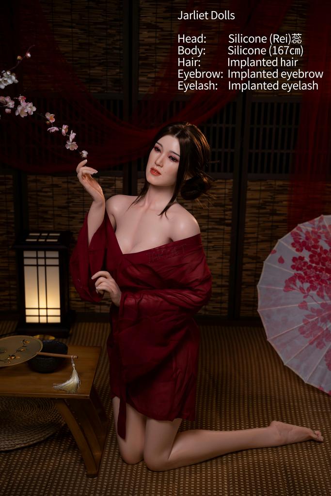 Реалистичная силиконовая / ТПЕ секс кукла Jarliet 167 см - Rei