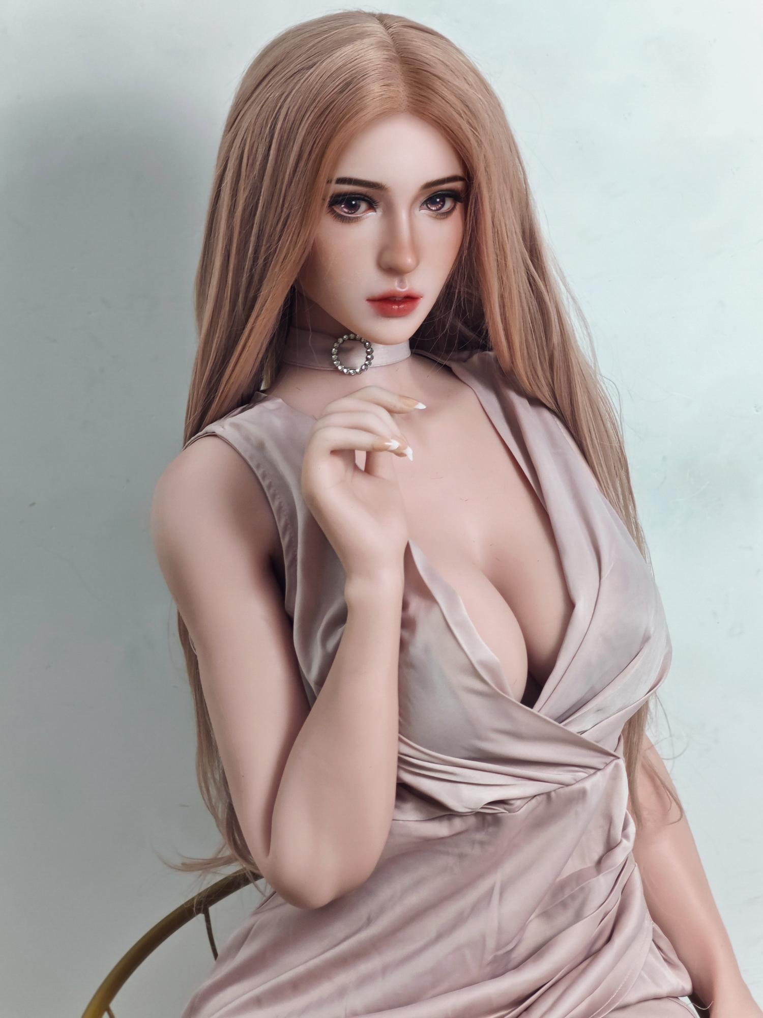 Реалистичная силиконовая / ТПЕ секс кукла  ElsaBabe 165 см - Ikeda Anna