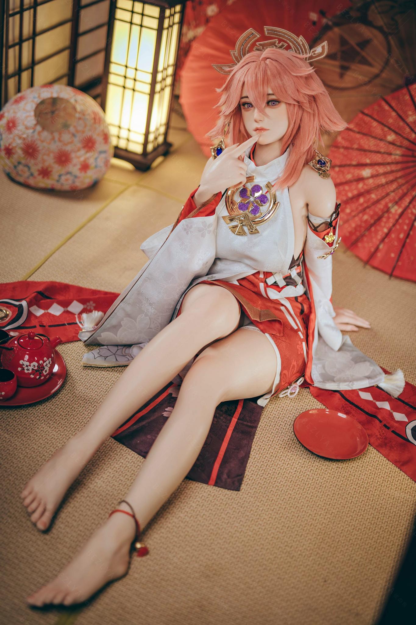 Реалистичная силиконовая секс кукла BEZLYA [2.2CF] / ROS 155 см - CAMPANULA YAEMIKOCOSPLAY