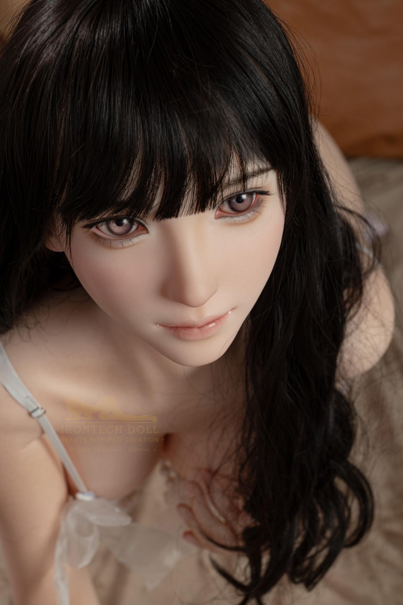 Реалистичная силиконовая / ТПЕ секс кукла  irontech doll 166 см - Kitty