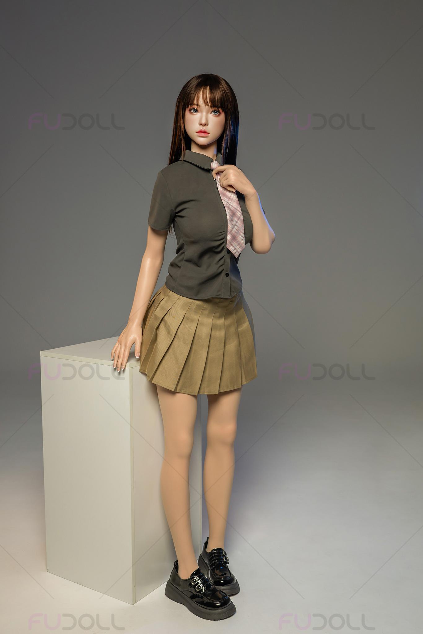 Реалистичная силиконовая / ТПЕ секс кукла FU doll 169 см - Sally