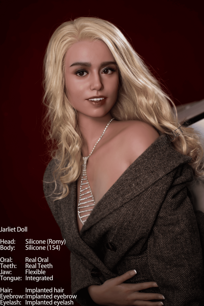 Реалистичная силиконовая секс кукла Jarliet 154 см - Romy