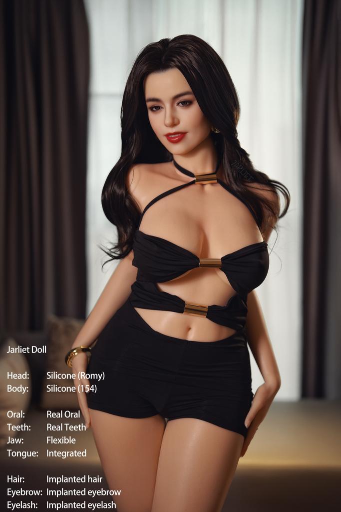 Реалистичная силиконовая секс кукла Jarliet 154 см - Romy
