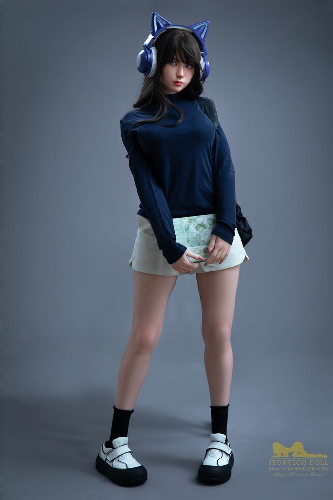 В наличии - Реалистичная силиконовая секс кукла irontech doll 166 см - Misa ROS + 2ая голова + подогрев