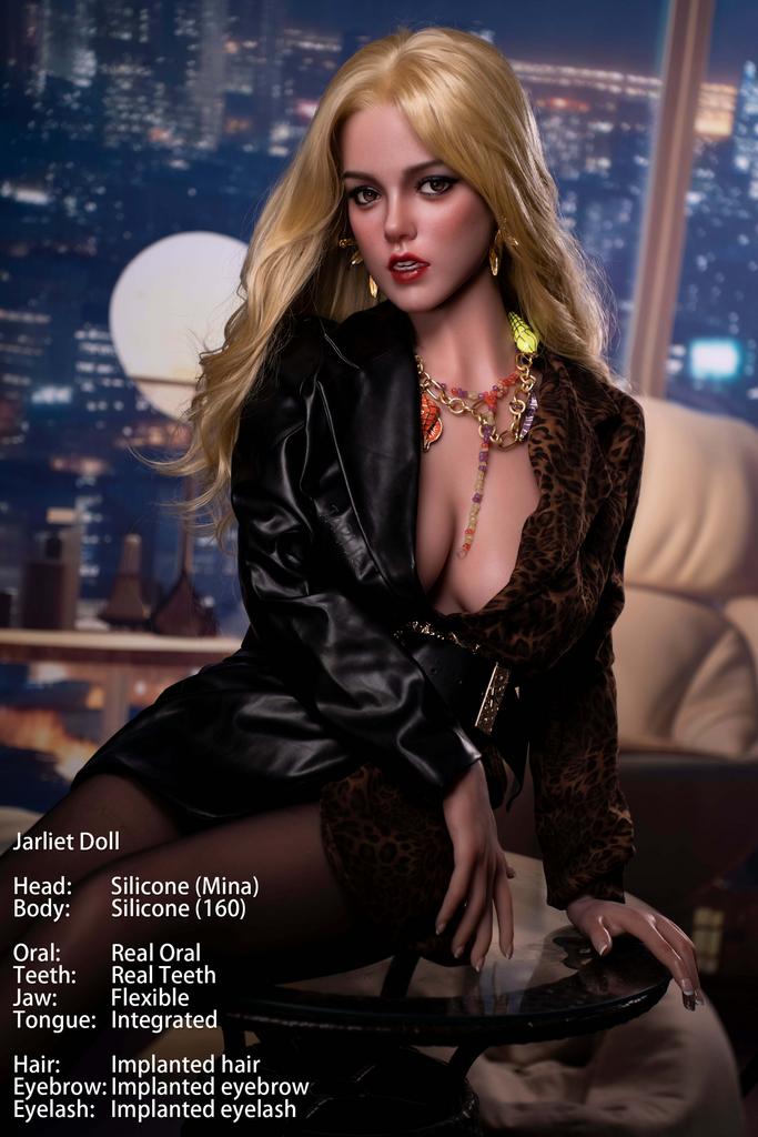 Реалистичная силиконовая секс кукла Jarliet 160 см - Mina