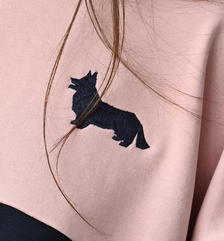 Худи с мини корги, разные цвета