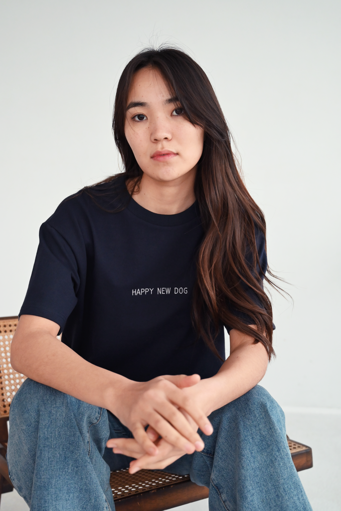Футболка плотная Happy new dog