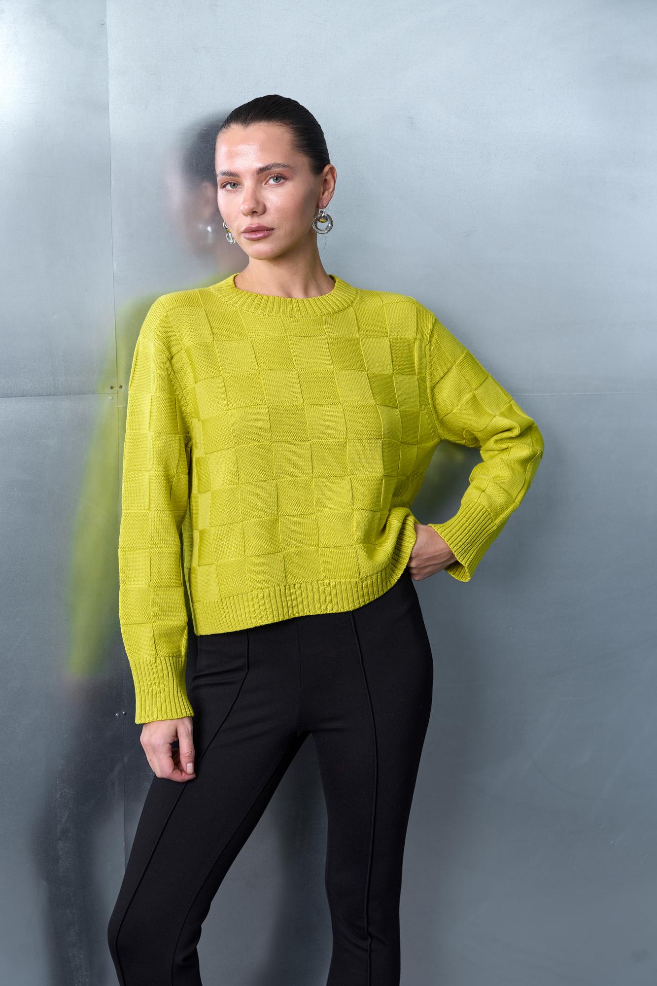 Джемпер из мериносовой шерсти lime BEAUMONDE