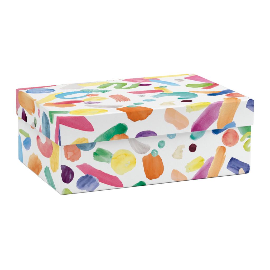 Коробки прямоугольные "Краски"