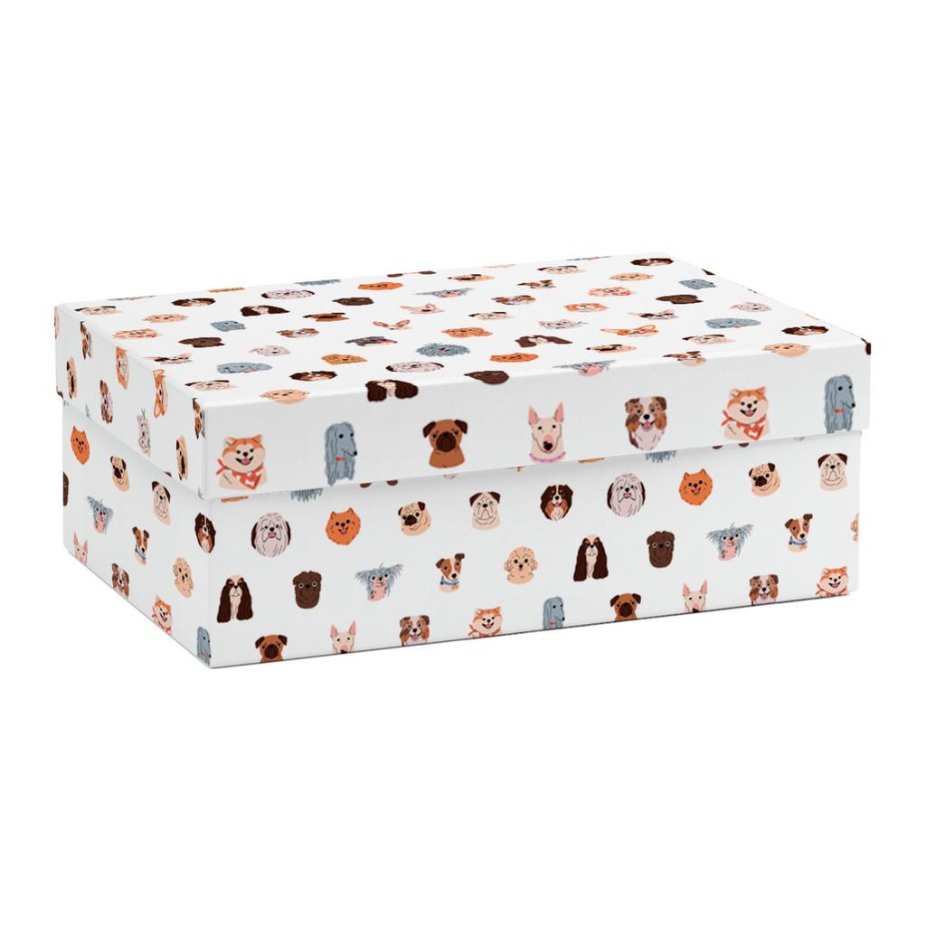 Коробки прямоугольные "Собаки"