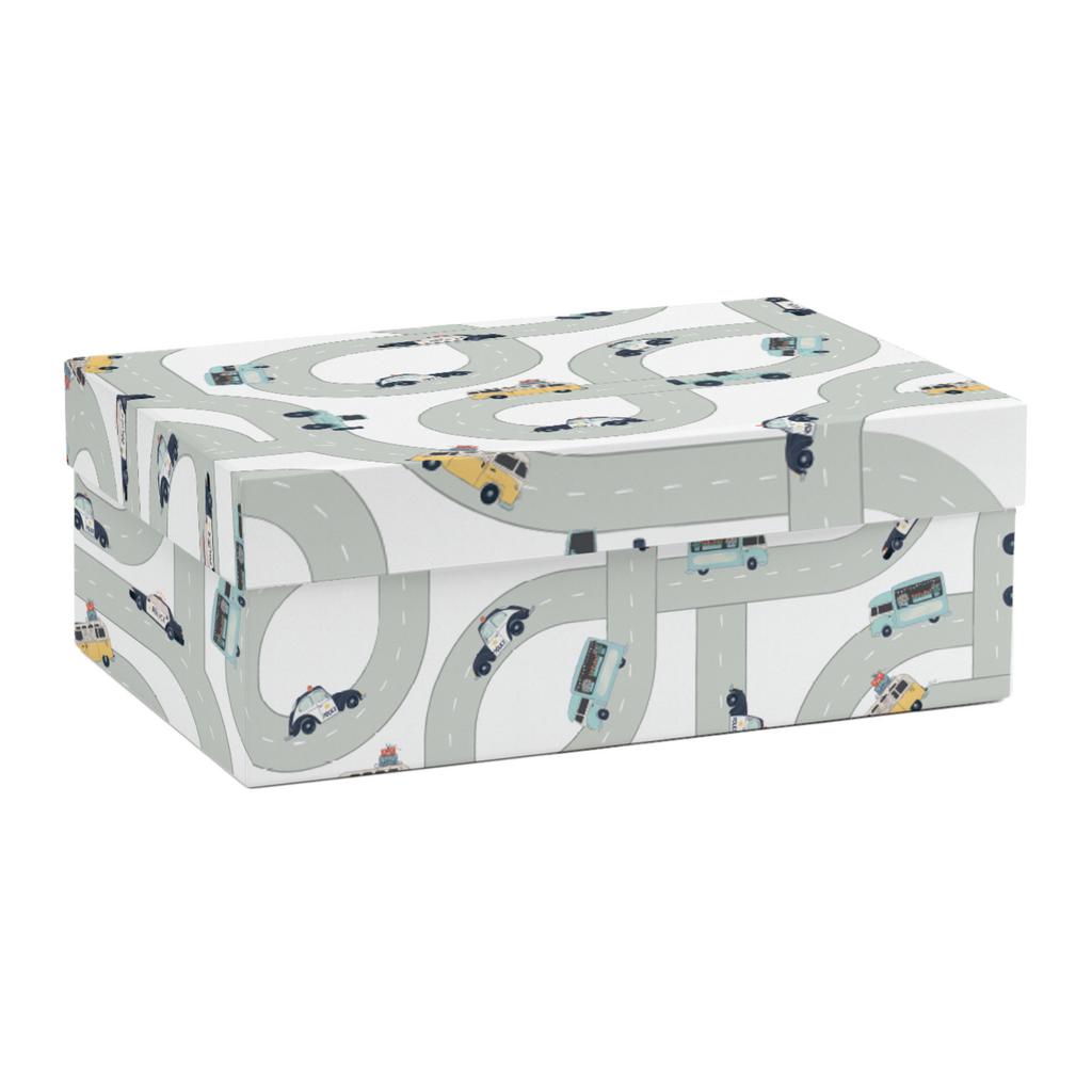 Коробки прямоугольные "Машинки"