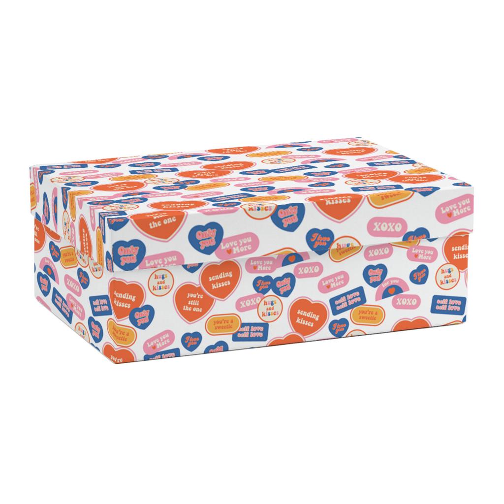 Коробки прямоугольные "Стикеры"