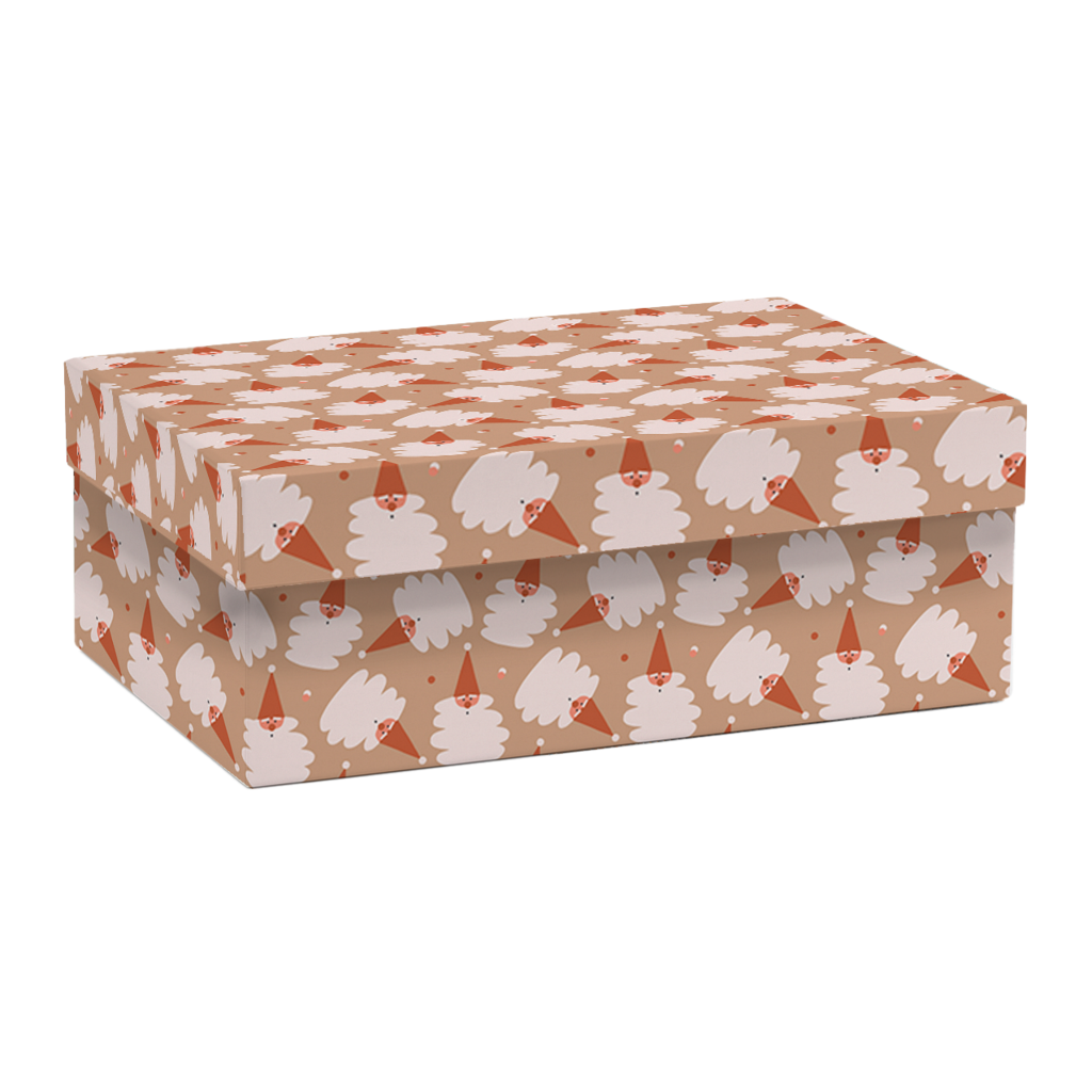 Коробки прямоугольные "Санта"