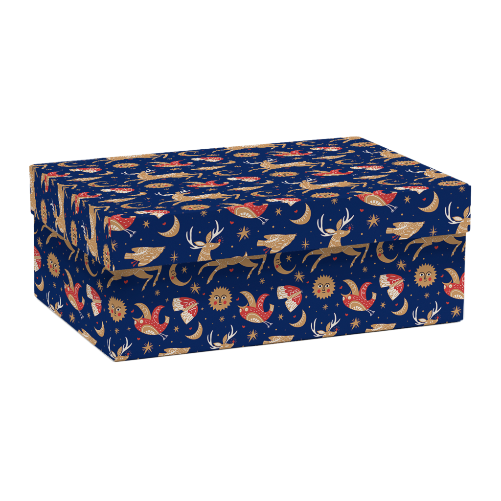 Коробка прямоугольная "Фолк"