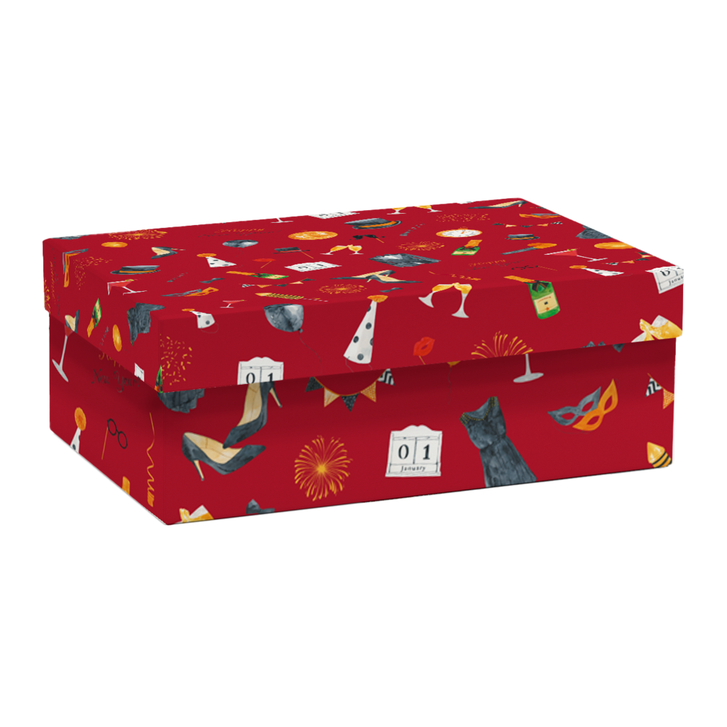 Коробка прямоугольная "Вечеринка"