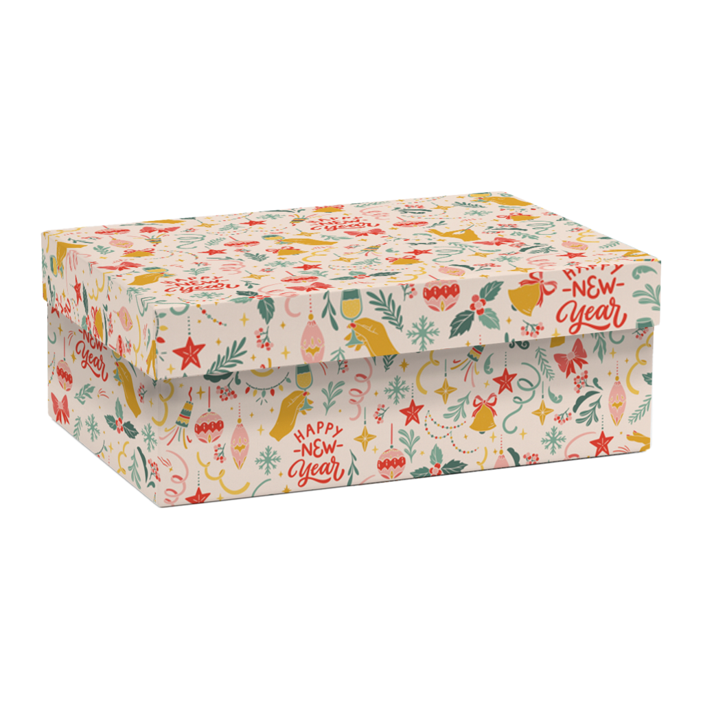 Коробка прямоугольная "Ретро"