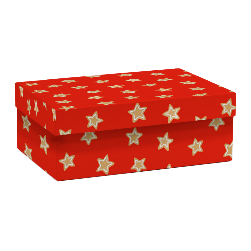 Коробка прямоугольная "Звезды"