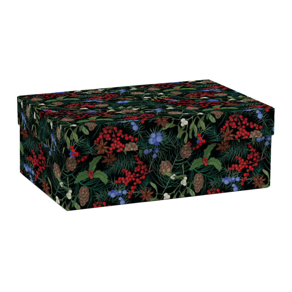 Коробка прямоугольная "Ветки"