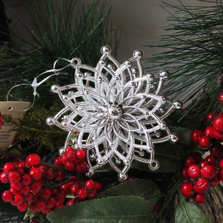 Ёлочная игрушка "Снежинка"