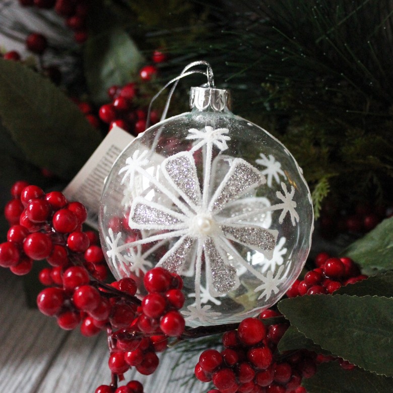 Ёлочный шар "Снежинка"