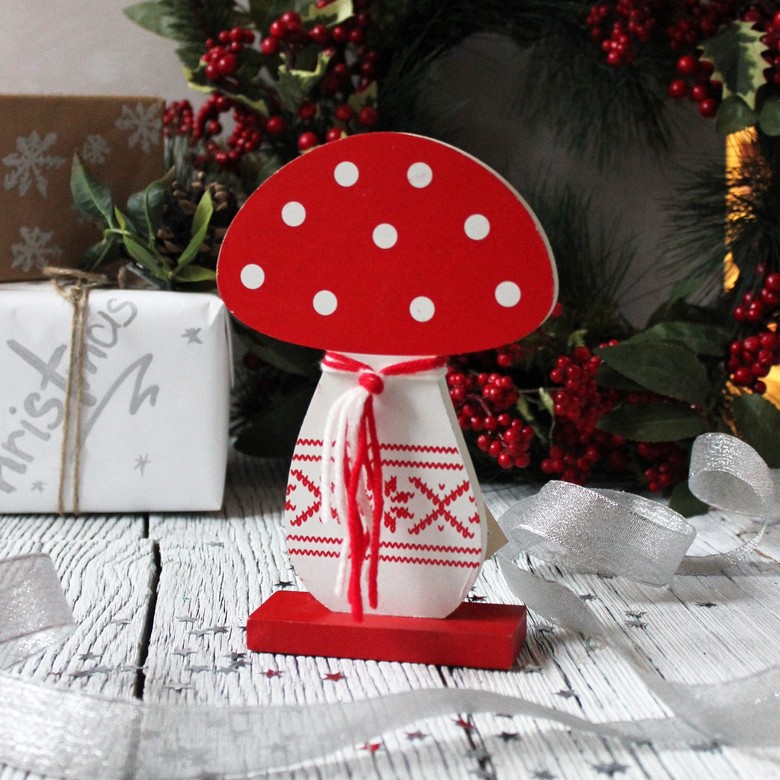 Новогодний декор "Гриб"