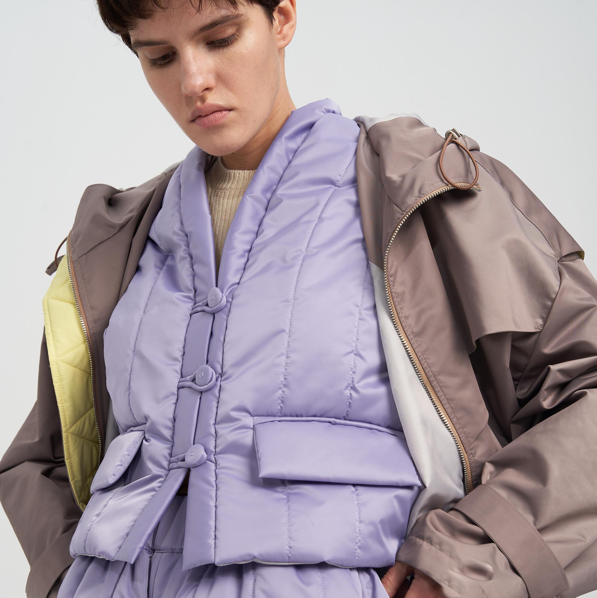 Стеганый жилет "Лаванда"