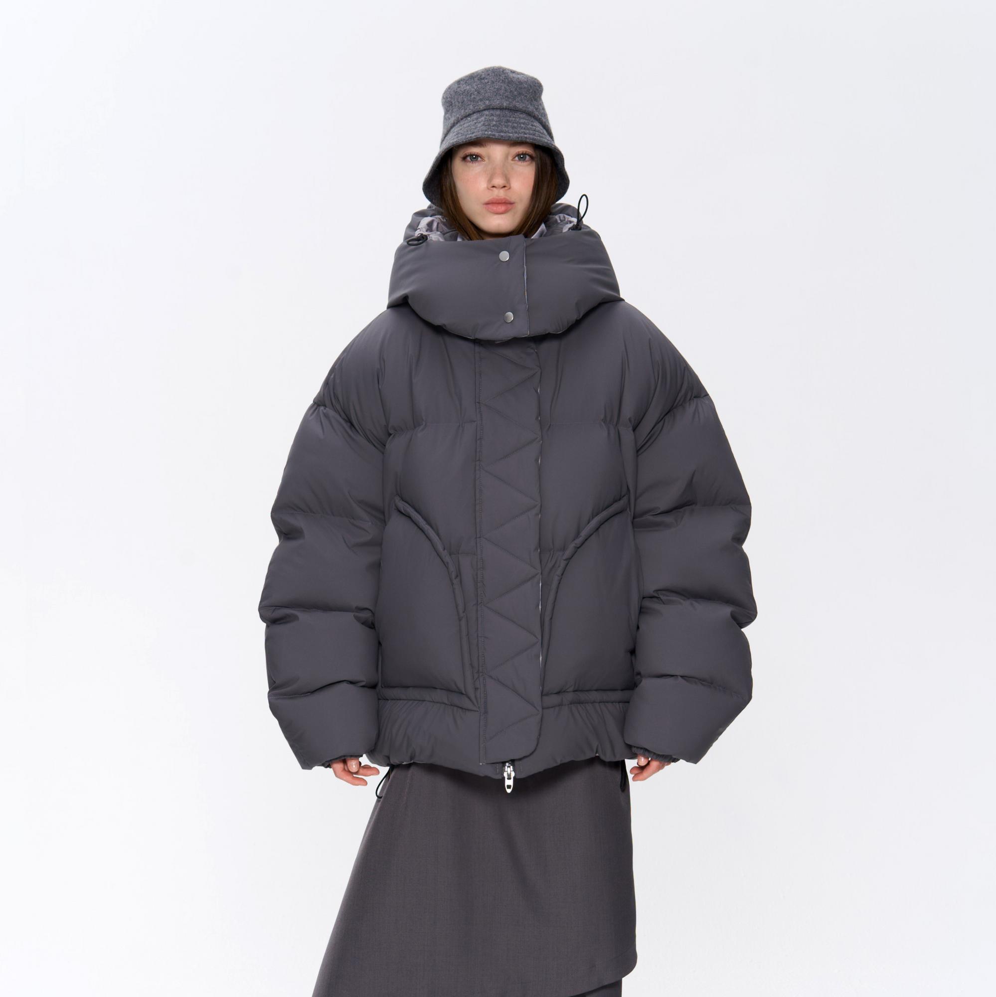 Короткий пуховик “Графит” 2.0