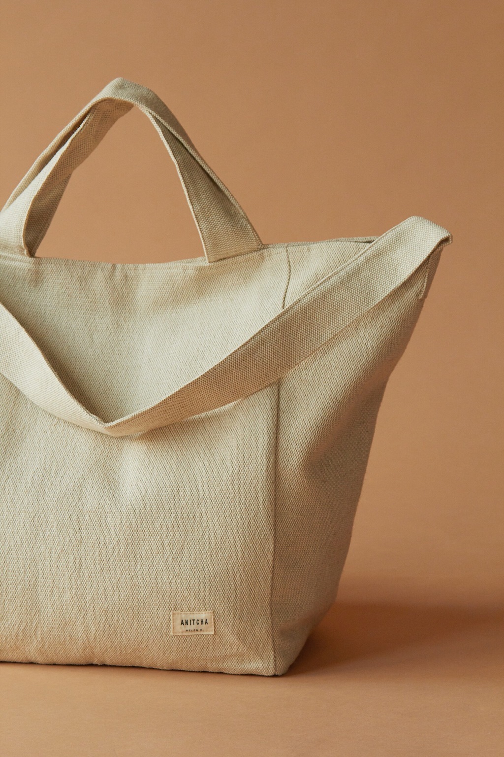 СУМКА - ТОУТ  ИЗ НАТУРАЛЬНОГО ЛЬНА