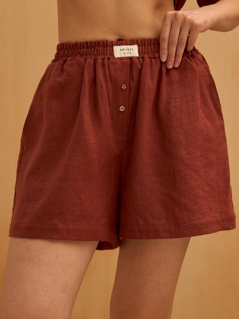 ШОРТЫ ИЗO ЛЬНА TERRA