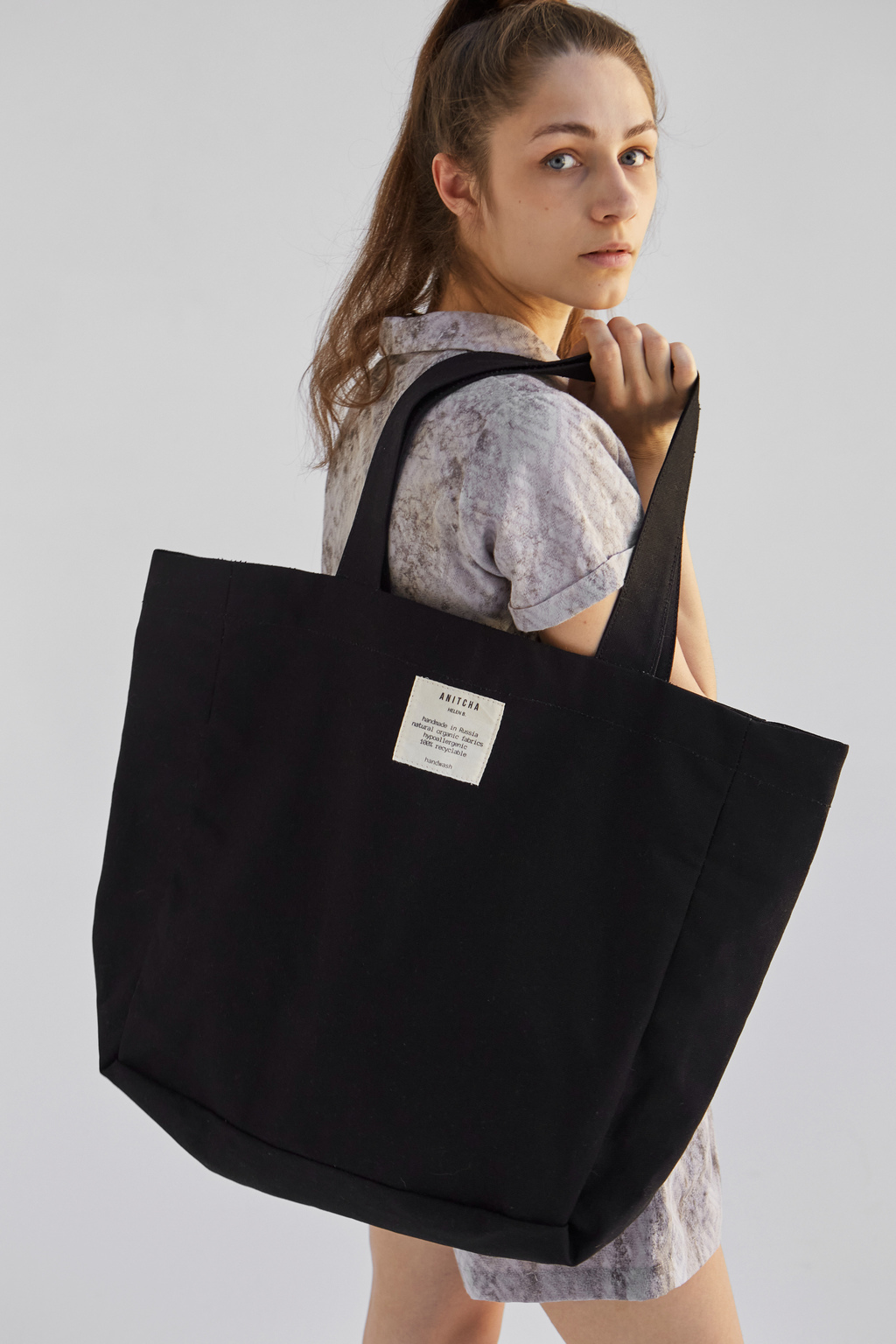 ШОПЕР ХЛОПКОВЫЙ BIG BLACK