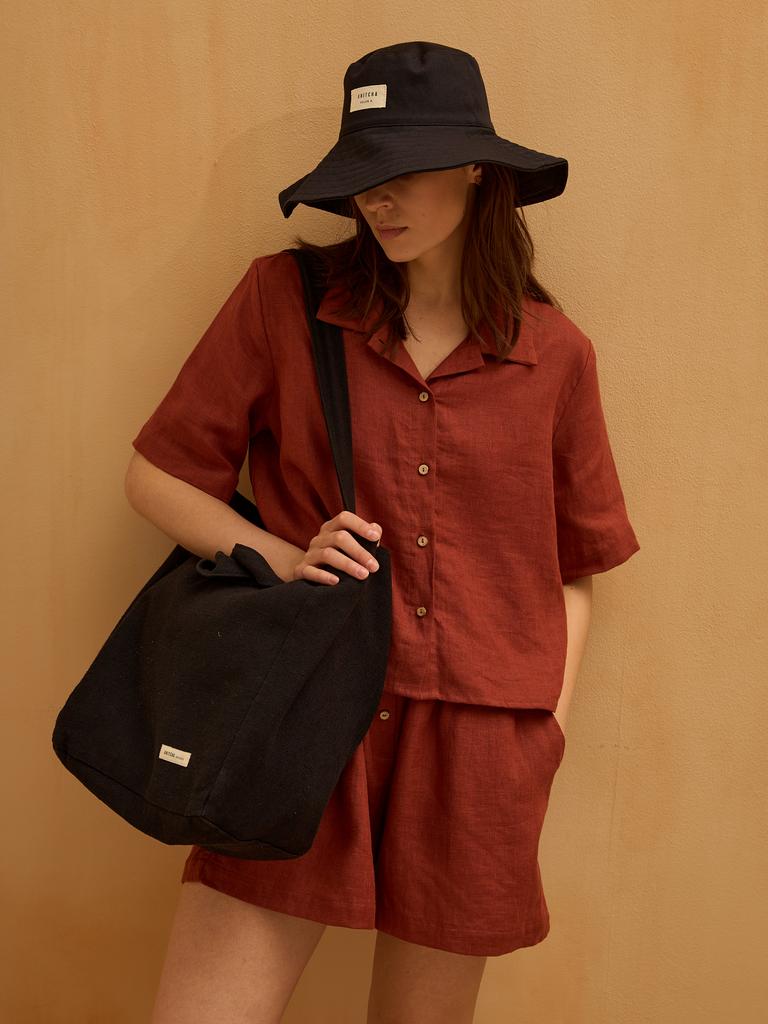 ШЛЯПА  ХЛОПКОВАЯ BLACK