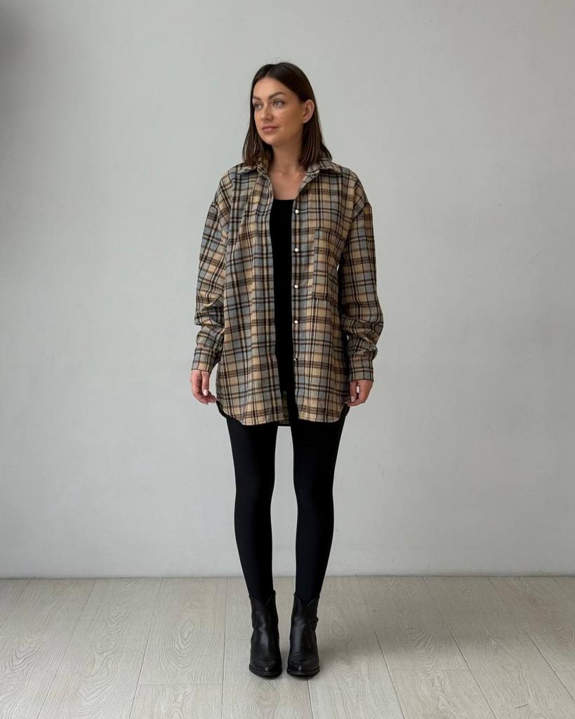 РУБАШКА FLANNEL BEIGE