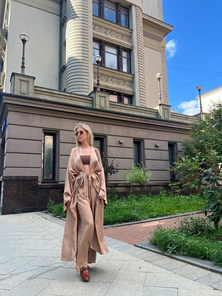 КИМОНО ИЗ ТЕНСЕЛЯ GOLDEN  SAND