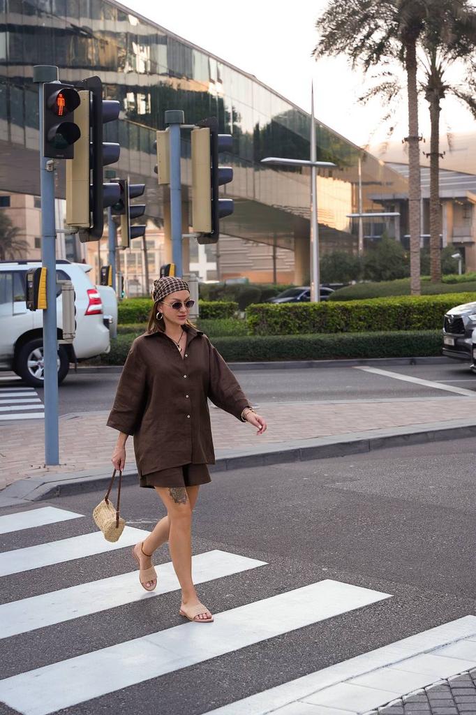 КОМПЛЕКТ  ИЗО ЛЬНА CHOCOLATE