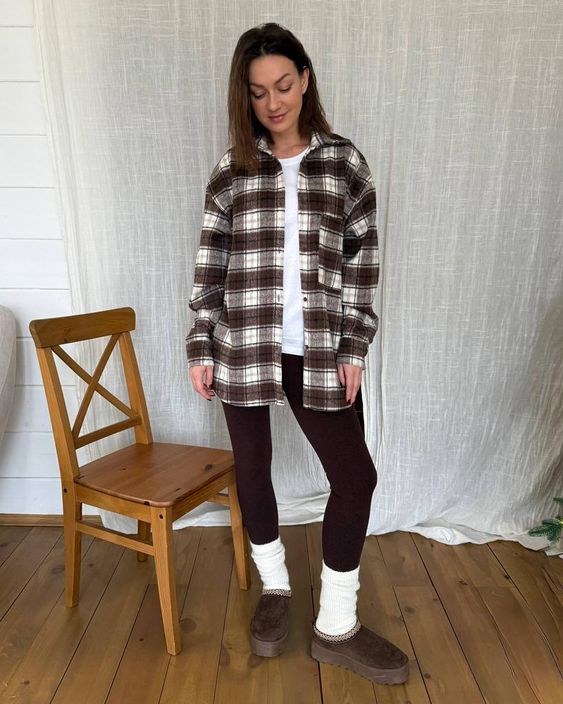 РУБАШКА FLANNEL BITTER CHOCOLATE