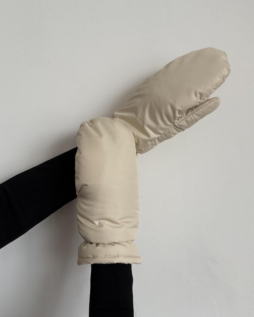 ДУТЫЕ ВАРЕЖКИ BEIGE