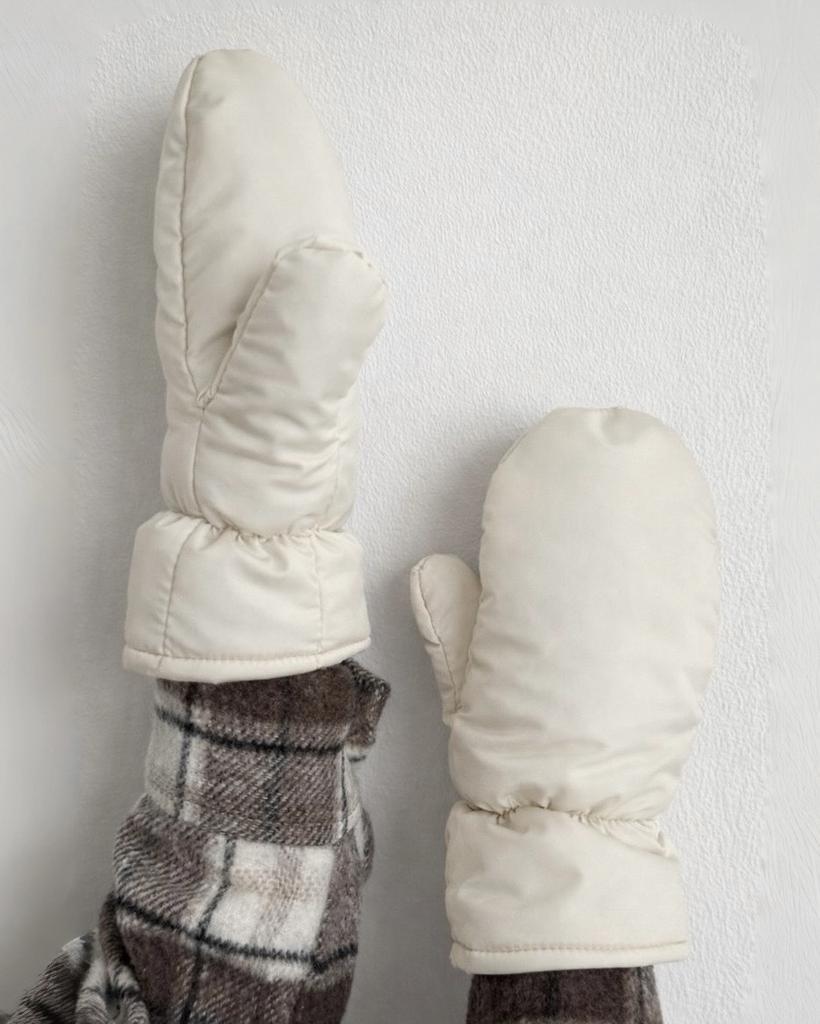 ДУТЫЕ ВАРЕЖКИ BEIGE MINI