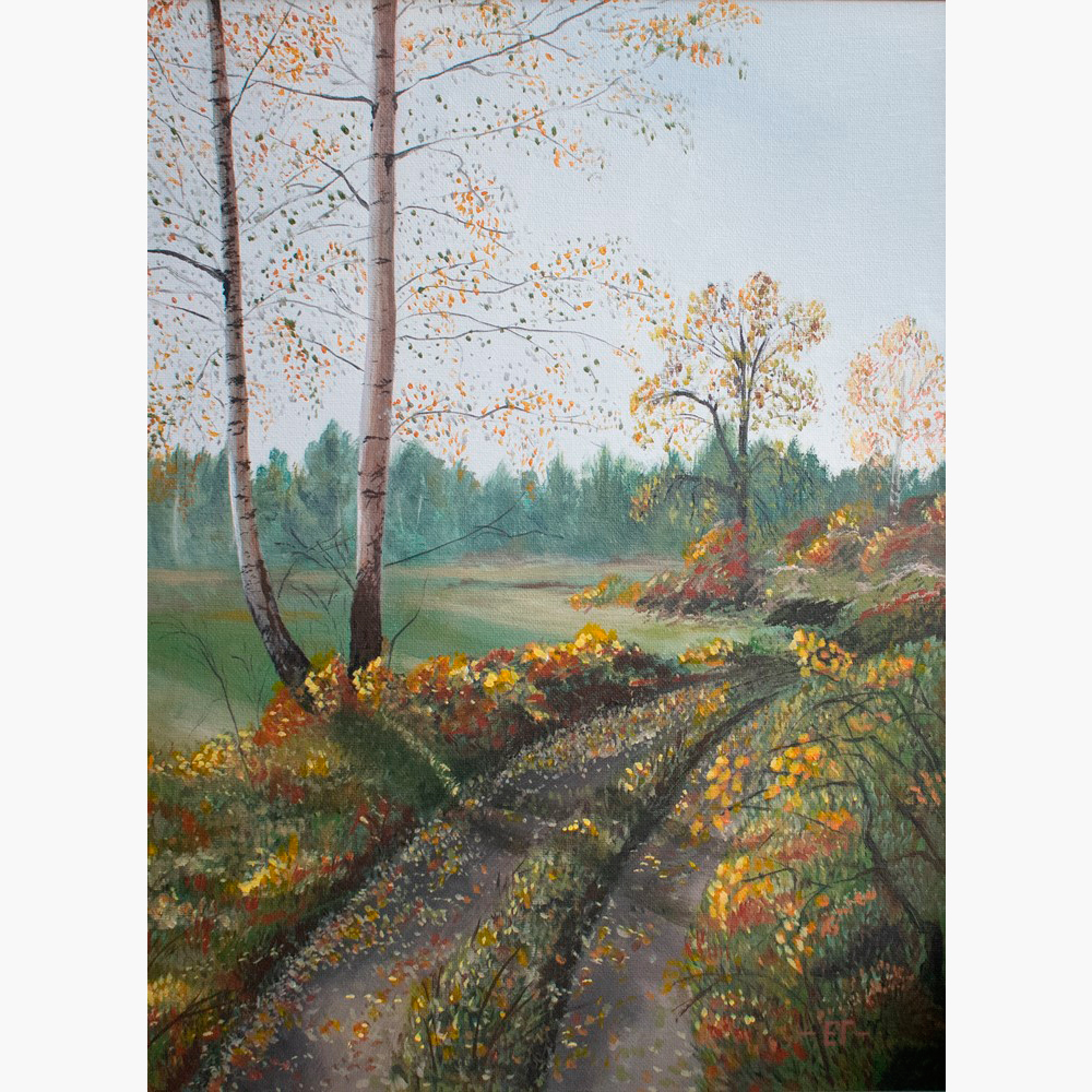 картина осень елена гурьева