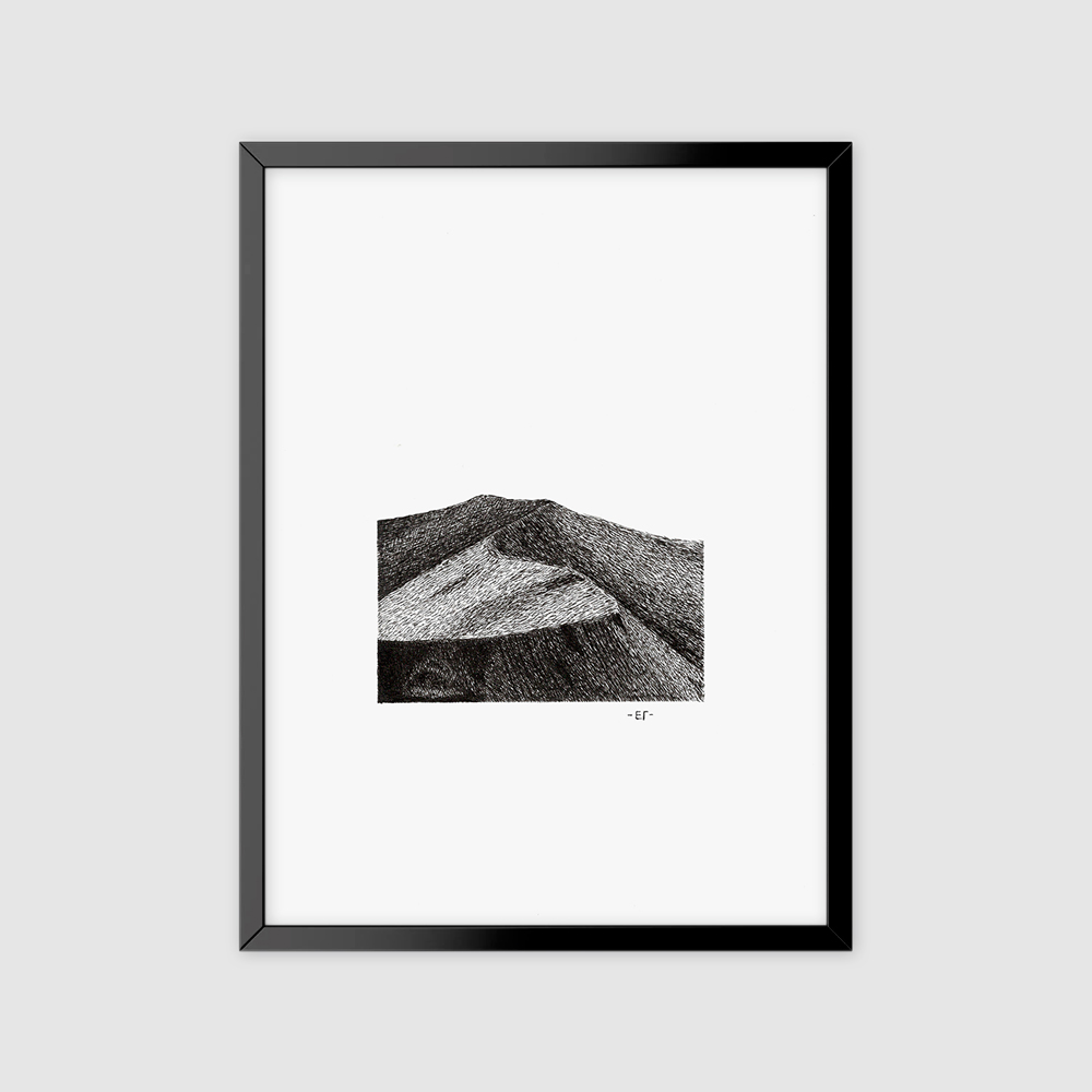 графика холмы елена гурьева