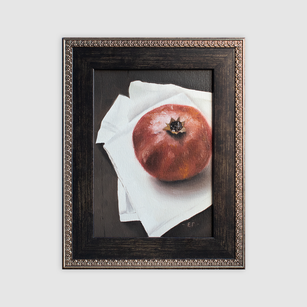 картина гранат масло