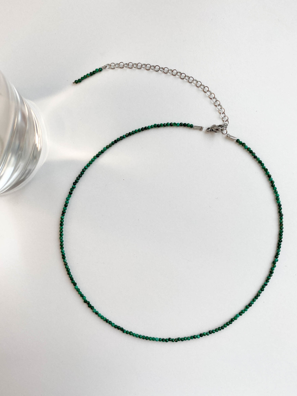 Чокер из малахита