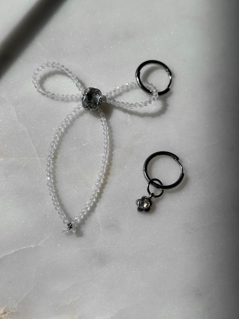 Серьги-трансформеры CRYSTAL BOW