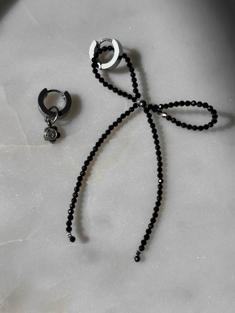 Серьги-трансформеры BLACK BOW