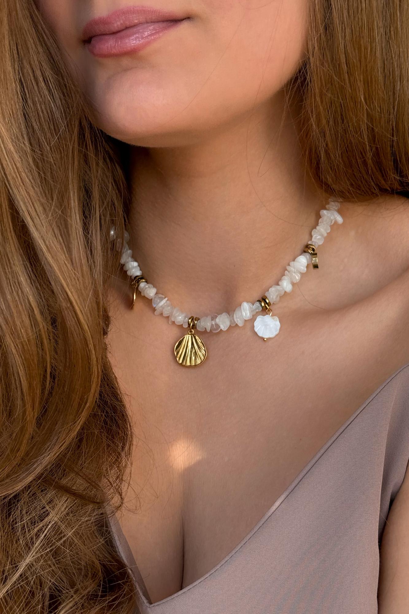 Чокер из лунного камня SEA