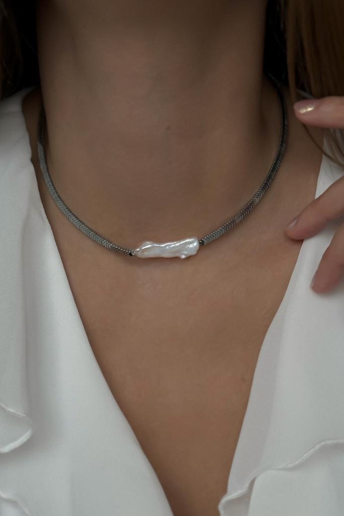 Чокер с жемчужиной RIVER