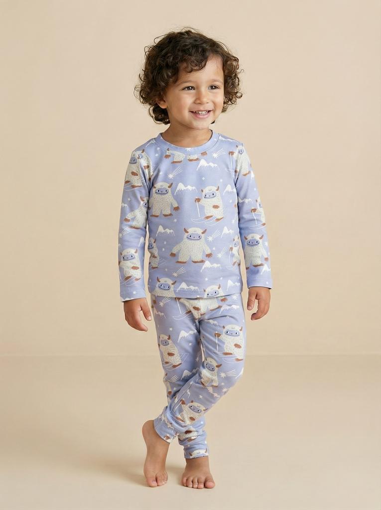 Пижама с принтом "Йетти"