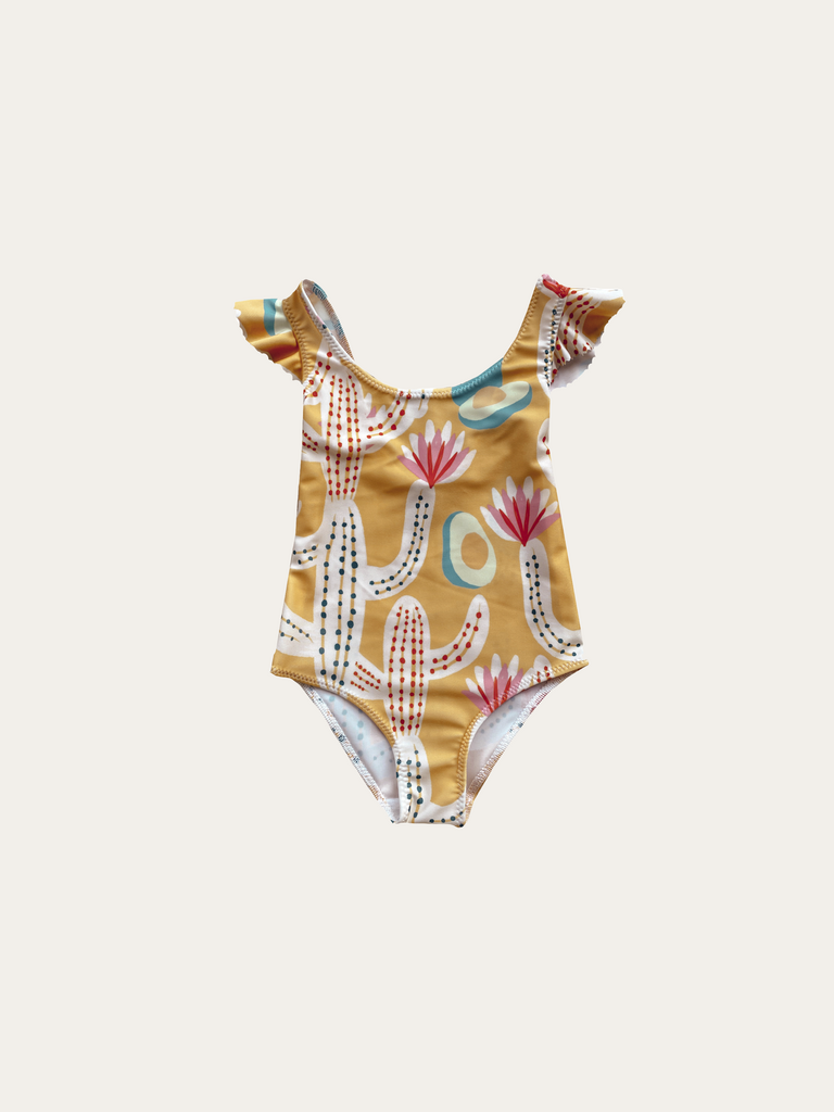 Слитный купальник для малышей "Кактусы и Авокадо"