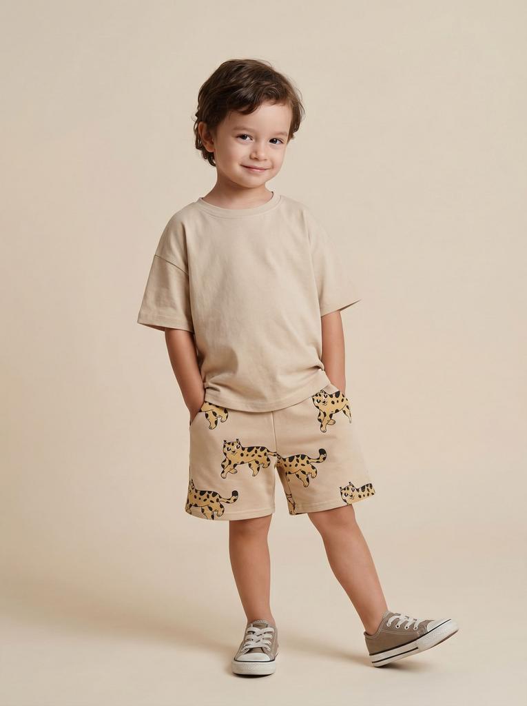 Шорты-бермуды из футера "Рысь"