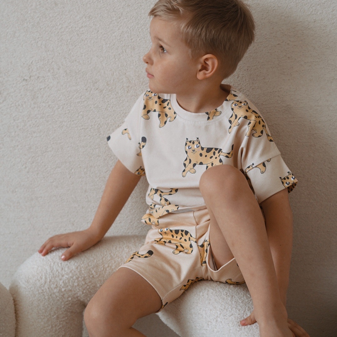 Шорты-бермуды из футера "Рысь"